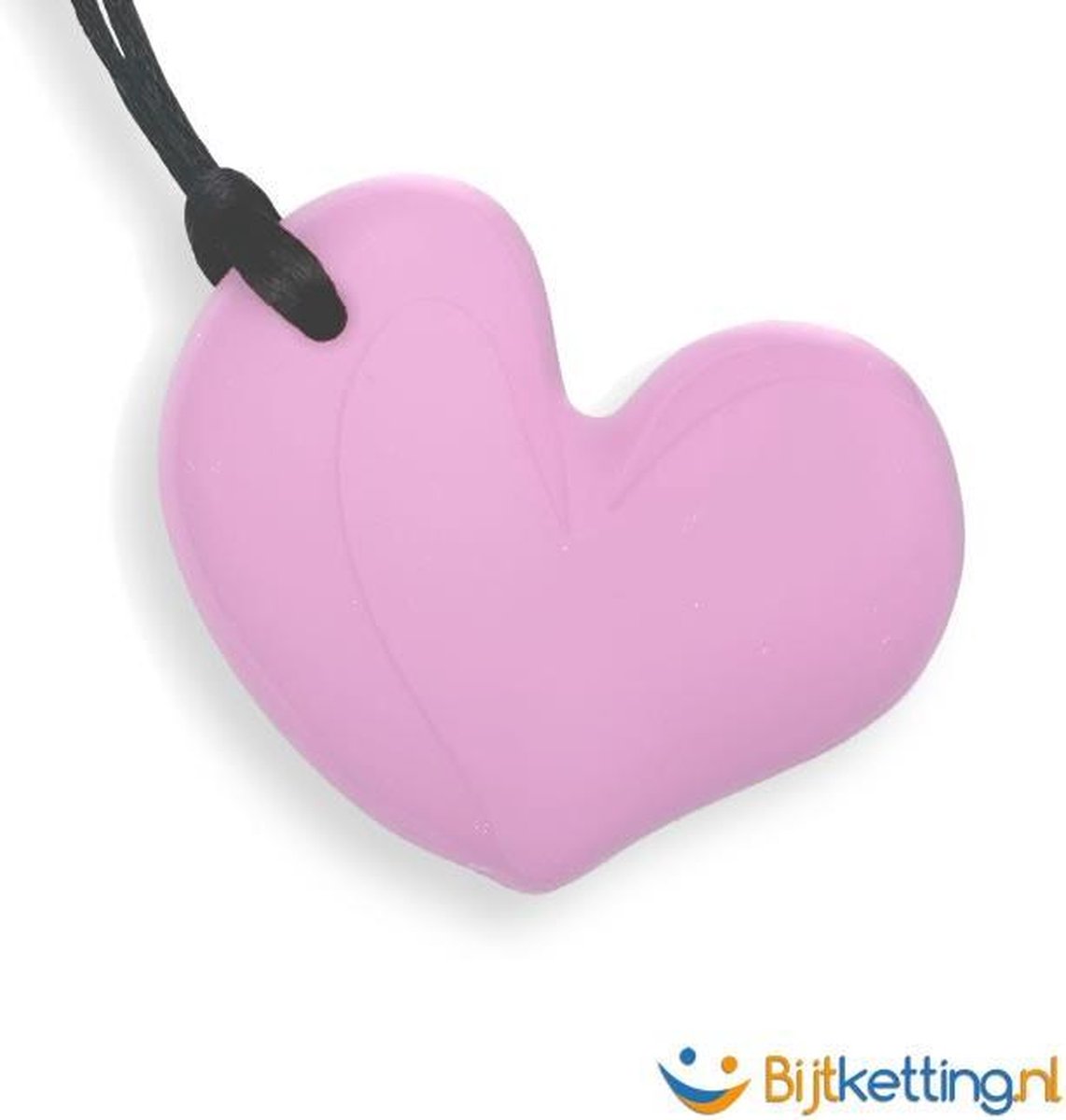 Bijtketting Hartje kauwketting | Hart | Roze